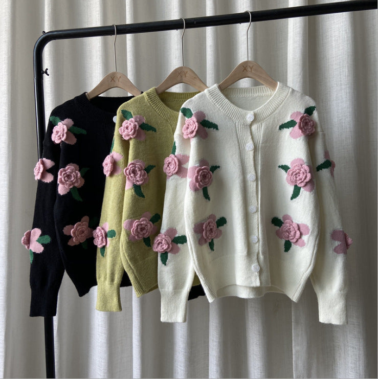 Veste femme style Hong Kong avec broderie de fleurs de rose