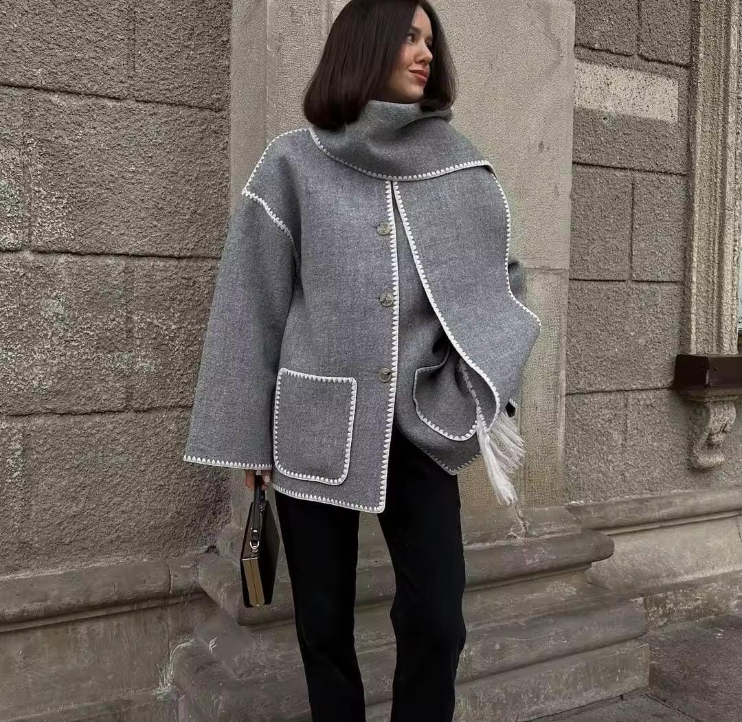 Manteau d'hiver élégant et chaud